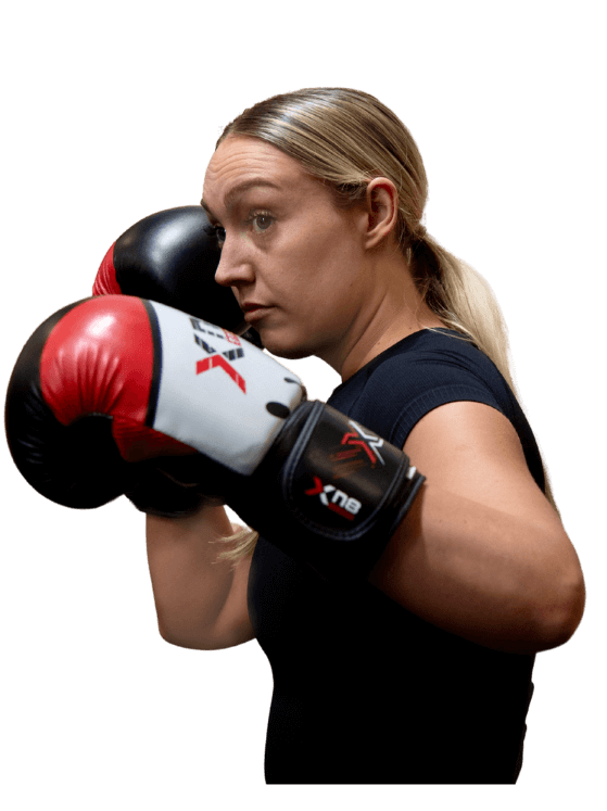 Libby at Fit and Fuel Shadow Boxing